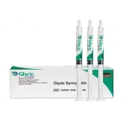 Dentsply Glyde File Prep - Syringe Kit EDTA Gel For Root Canal Conditioner fship