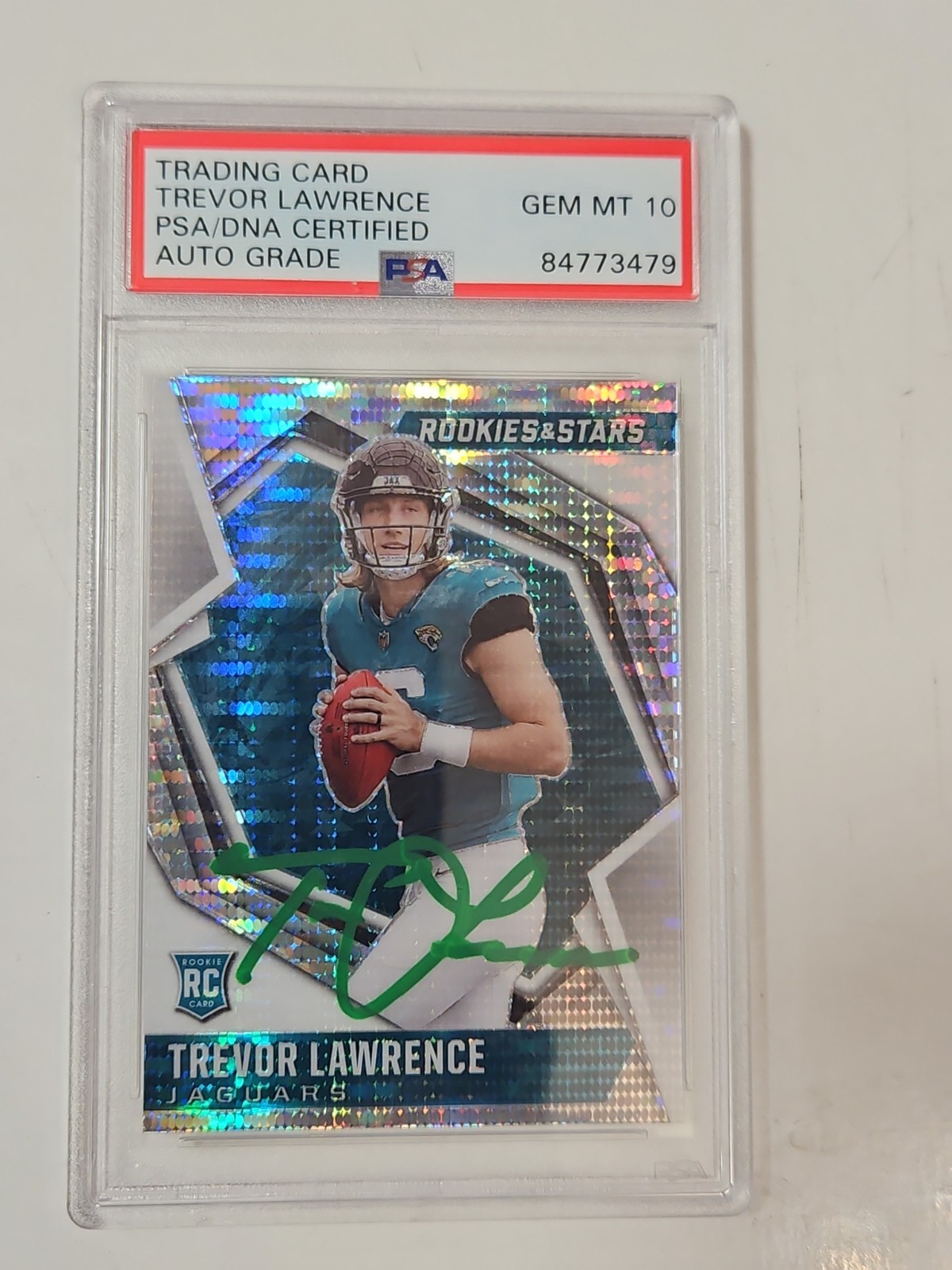 Trevor Lawrence Panini Rookies & Stars #101 Signature