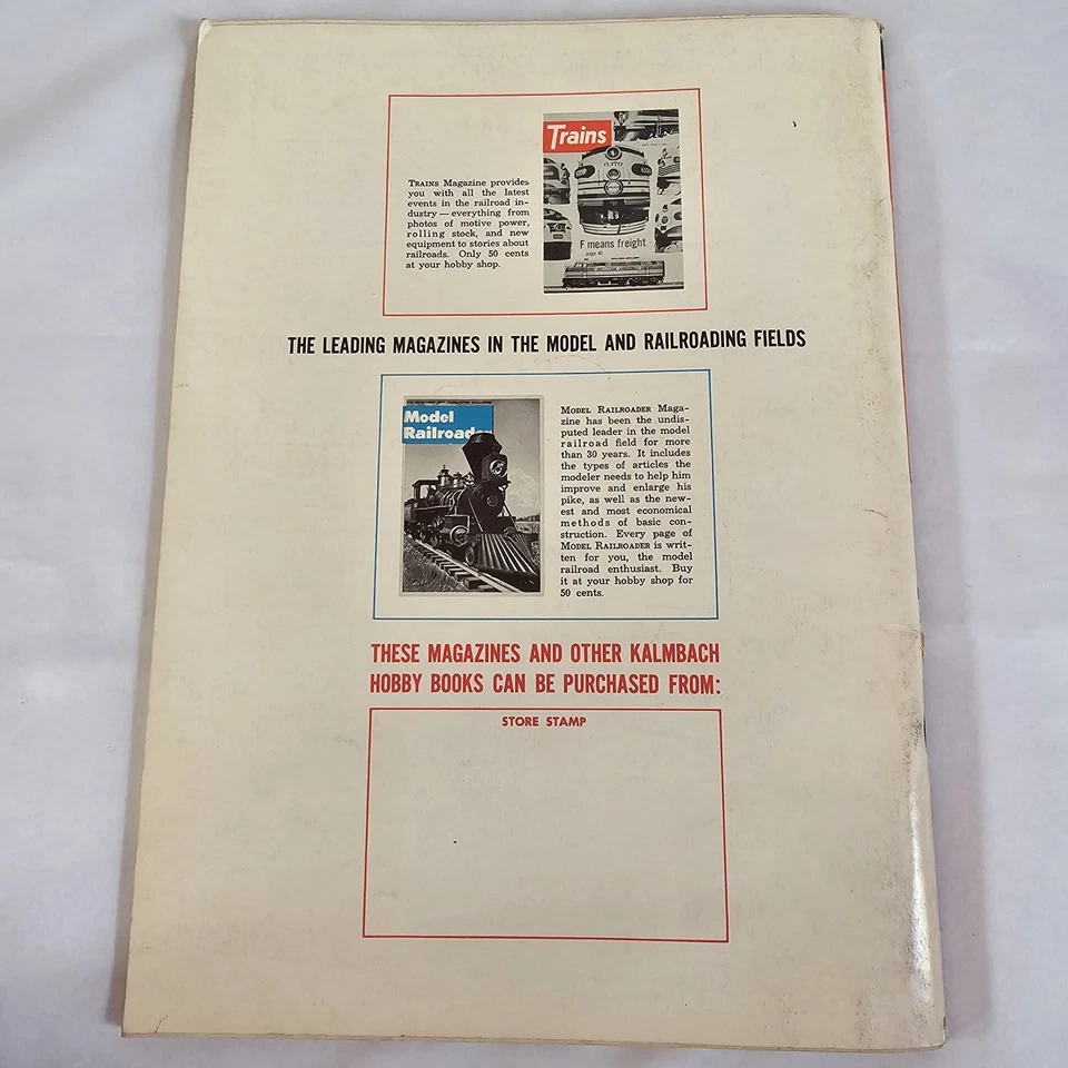 MODEL RAILROADING - Lot of 6 Various Vintage Railroad Magazines - Good Condition - Image 4 of 4