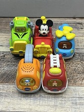 VTECH GO GO SMART WHEELS LOT Trains Tow Fire Truck Car Helicopter Toys Mickey