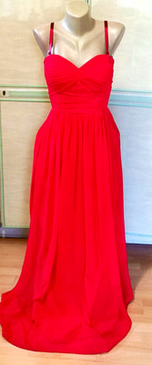 AFTER SIX  Designer Damen Etui Kleid  auf dem Futter Gr.S NEU Rot