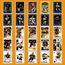 Boston Bruins NHL Hockey Lot 25 Cards Ray Bourque NM Every Card Pictured