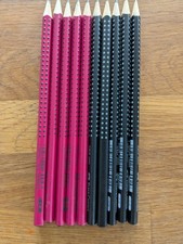 Neu 10 Bleistifte GRIP  Faber Castell 2 B