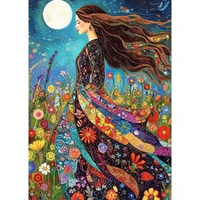 Diamond Paintings Kits for Adults,Flowers and Girl Diamond Art Kits for Adult...