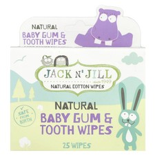 Natural Baby Gum  Tooth Wipes, 25 Wipes