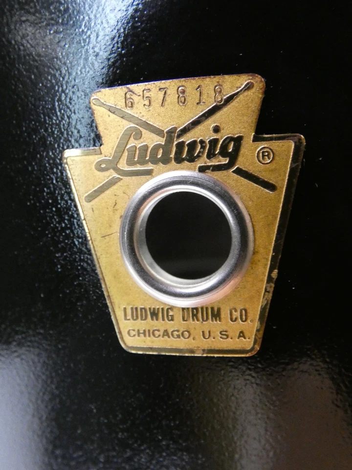 Ludwig Concert Toms 6", 8", 10", 12" con soportes - Acabado negro - Años 70 Foto 4 de 4