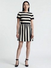 New Valentino Stripe Dress Size 42