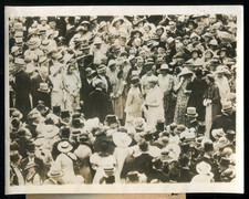 1934, Photo AP, La reine Mary et le roi, divertissez-vous à Garden Party, Buckingham