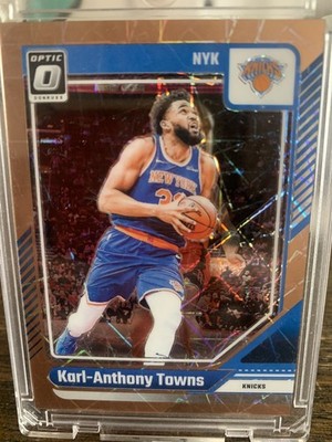 Panini Donruss Optic Karl-Anthony Towns Bronze Velocity Prizm #158 66/125 Knicks