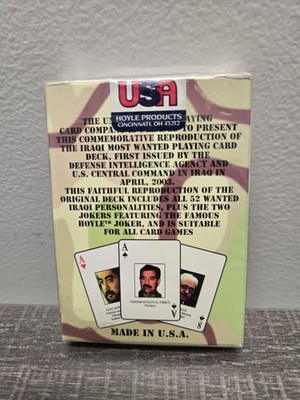 Iraqi Most Wanted Playing Cards- Iraq War | eBay