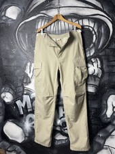 Vintage Military Beige Cargo Pants Men  s Size W35 L33