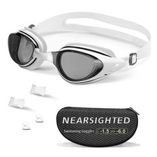 Nearsighted Swimming Goggles Polarized Anti-Fog No Leaking Shortsighted Swim ...