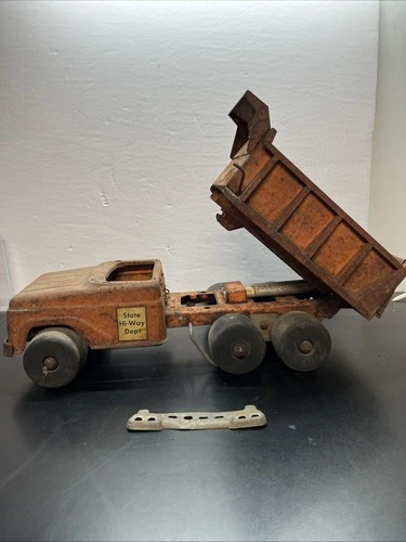 1957 Tonka Big Mike Dual Hydraulic Truck State Hi-Way For Restoring D10