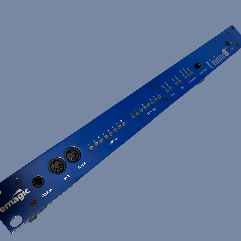 Interfaccia MIDI multiporta Unitor 8 Emagic midi patch bay