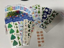 Mrs. Grossman's Stickers Lot- Christmas, Flowers Animals, etc. NEW