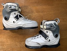 USD Carbon 3 White Aggressive Inline Skates Mens Size 9 US Boot Only