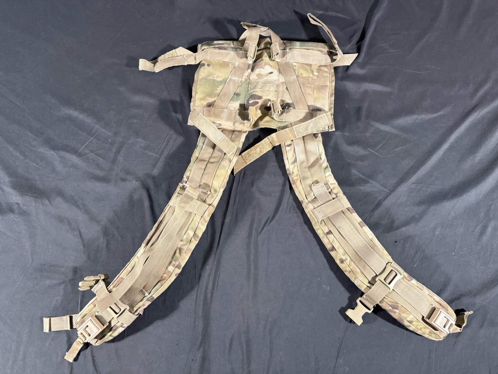 US Army MOLLE II Large Rucksack Frame Shoulder Straps Multicam OCP Ruck
