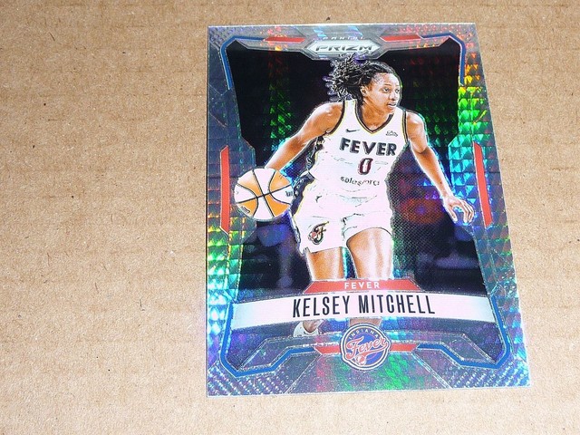 (f) 2026 Panini Prizm Wnba Kelsey Mitchell Hyper Prizm Parallel Fever #124