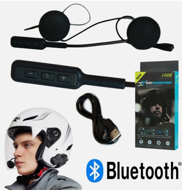Cuffia Auricolare Bluetooth per Casco Moto