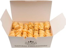 Sustainable Fire Starters - 40 Count Natural Firelighters for All Fires 0.30 per lighter