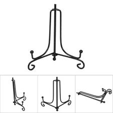 1 pcs 4" Iron Easel Classic Display Stand Bowl Plate Photo Frame Book Artwor