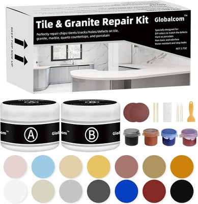 Tileand Granite/Marble Repair Kit, Porcelain Stone and Quartz Countertops Repair