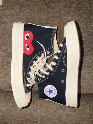 Converse Chuck Taylor CDG Comme des Garcons Men's High Top Sneakers Size 8