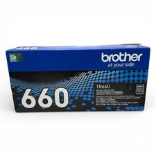 Brother TN-660 TN660 High Yield Black Toner Cartridge Sealed Open Box