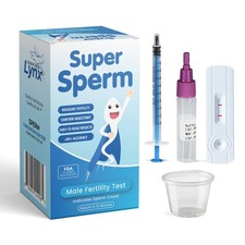 Super Sperm Check Male Fertility Test Kit, WHO-Recommended Sensitivity, Shows...