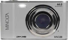 Brand New Minolta MND20 44 MP / 2.7K Ultra HD Digital Camera Silver