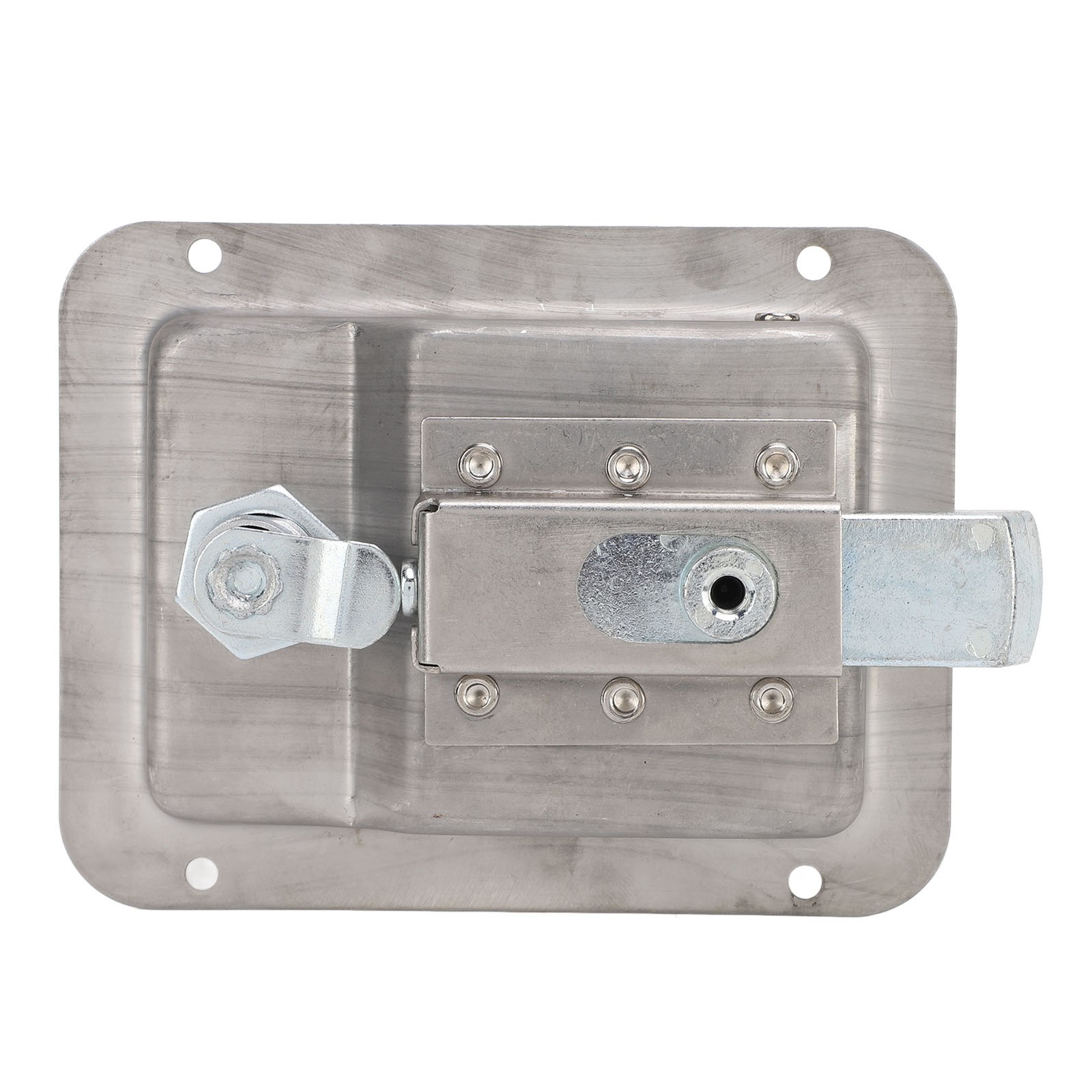 RV Toolbox Paddle Lock 5.5x4.3in Tool Box Latch Water Resistant With Keys Gasket
