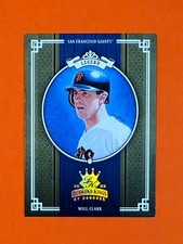 Will Clark 2005 Donruss Diamond Kings GOLD Foil Refractor Legend 435 SSP #'d /50