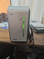 CTERA C200 2-Bay NAS Cloud Storage w/ 2x 500GB Seagate HDD Tested Working W/box