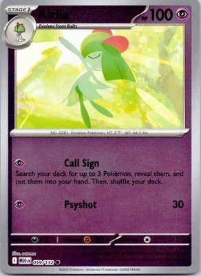 Kirlia Reverse Holofoil Common ME01: Mega Evolution 059/132 NM