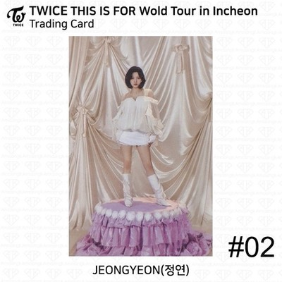 TWICE THIS IS FOR World Tour In INCHEON Trading Card KPOP K-POP