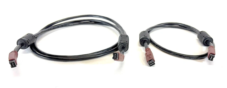 Granite Digital Firewire 800 1394b Cables - (1) 3-Ft and (1) 6-Ft, Ferrite Beads - Image 2 of 4
