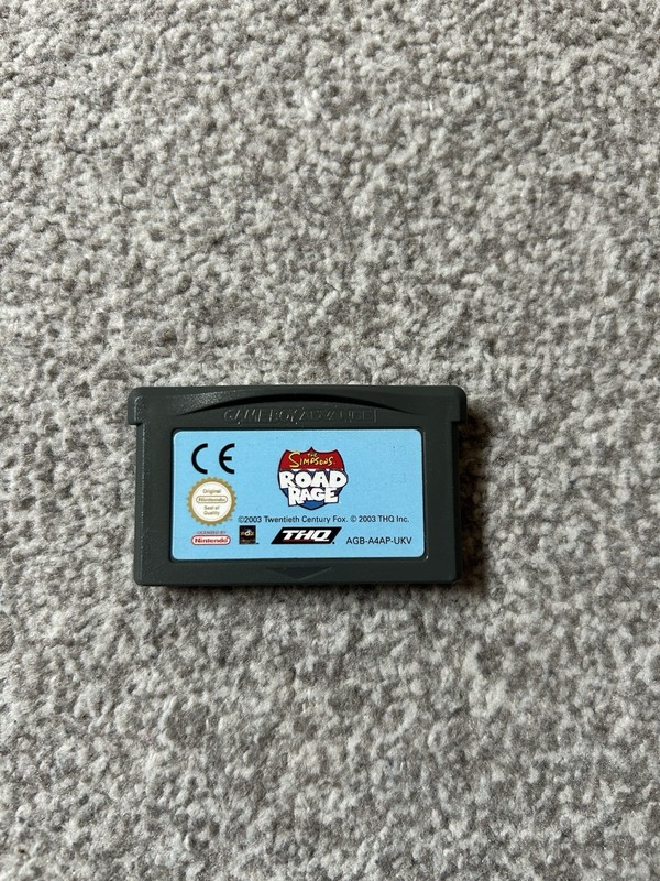 Nintendo Game Boy Advance Simpsons Road Rage Cartridge Only *Tested Working*