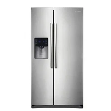 Side-by-Side Frost-Free Fridge with Ice Maker & Water Dispenser, Energy Saving