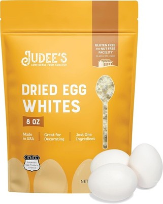 Judee's Gluten Free Dried Egg White Protein Powder Pasteurized 8 oz