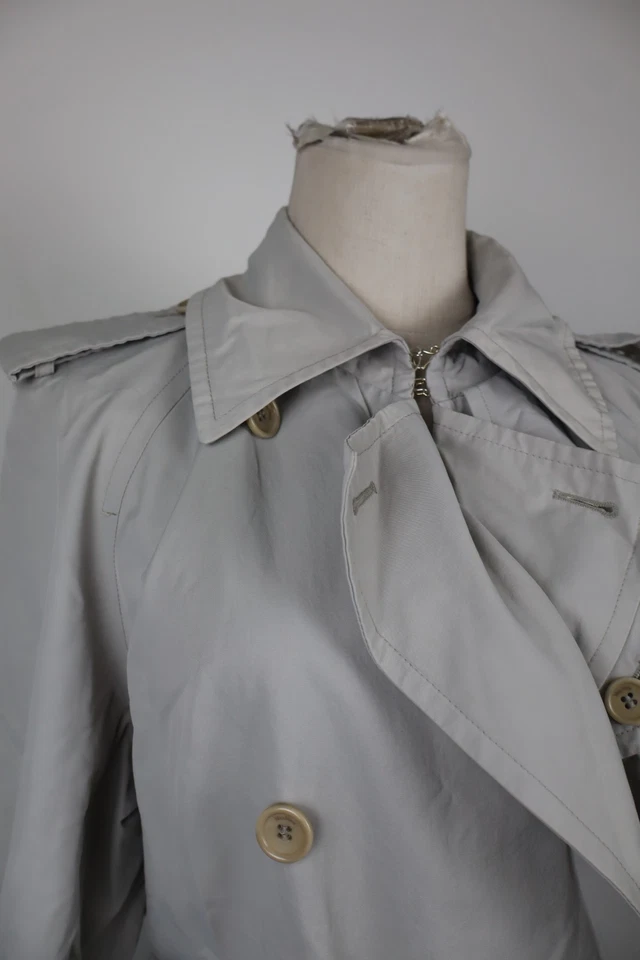 MAX MARA RAINWEAR TRENCH IMPERMEABILE DONNA Tg 44 WOMEN VINTAGE CASUAL JACKET - Imagen 3 de 4