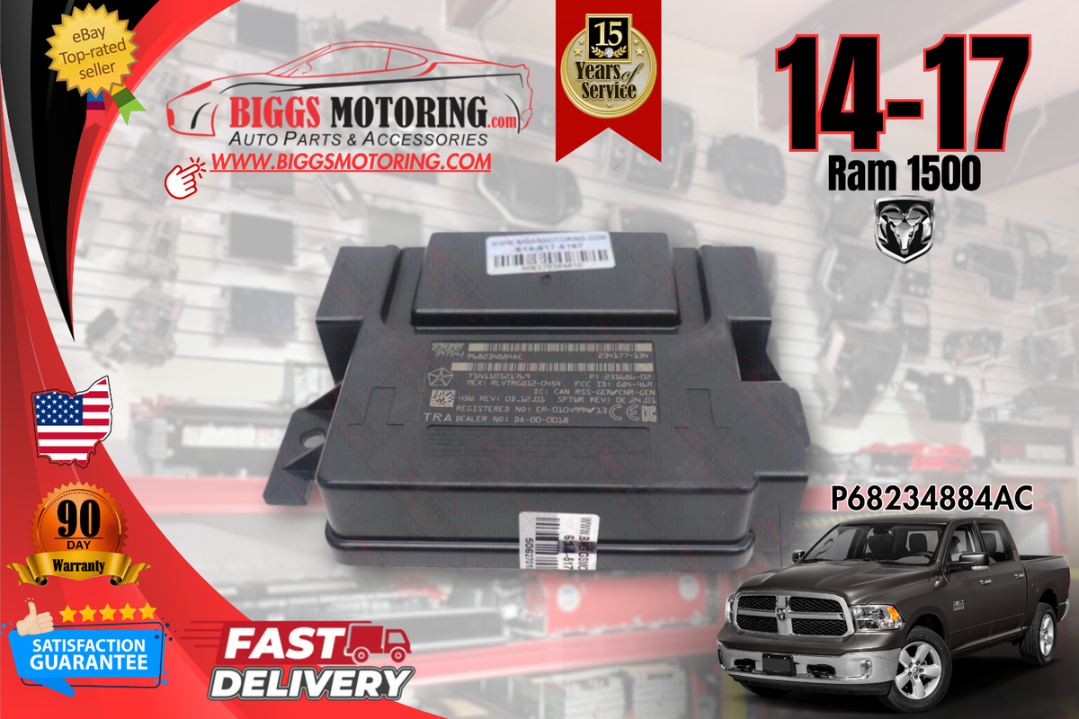 2014-2017 Dodge Ram 1500 2500 Keyless Entry Receiver Module