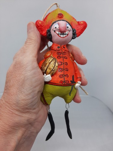 $30 OFFWhimsical Nutcracker, Handmade Christmas toy in folk style with handmade - Picture 3 of 9