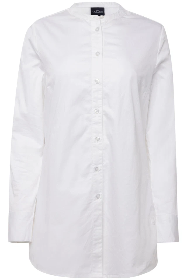 Laurasøn Damen Bluse Stehkragen Langarm 821943