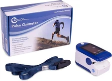 Roscoe Medical Finger Pulse Oximeter O2 Monitor, Pulse Ox Finger Oxygen Monitor