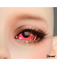  Dollmore 00AK BJD Eyes 12mm - Omga Flat Round Glass Eyes VE13 