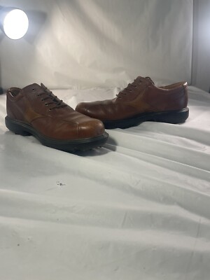 ECCO Golf Shoes Mens Brown Leather Classic Hydromax EUR 42  display picture 2