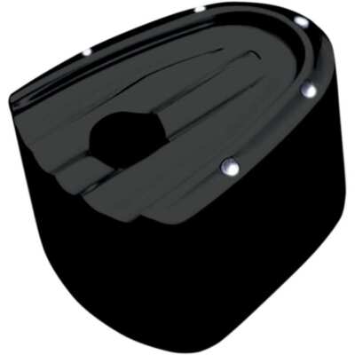 Covingtons Dimpled Gloss Black Ignition Switch Knob Cover Harley 07-13 FLH/T