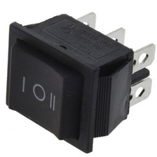 TERMINALI 6 PIN DEVIATORE INTERRUTTORE A BILANCIERE ON OFF ON 20A 125VAC