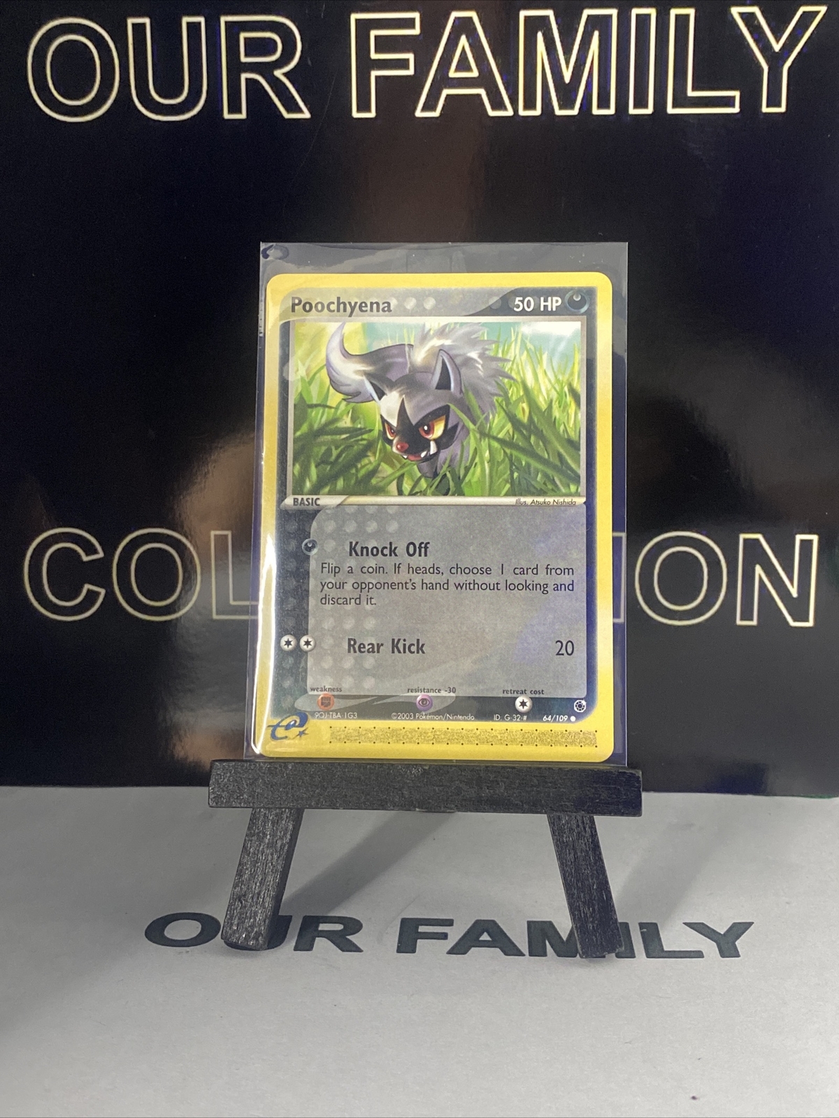 Pokemon Poochyena 64/109 Common EX Ruby & Sapphire 2003 Near Mint