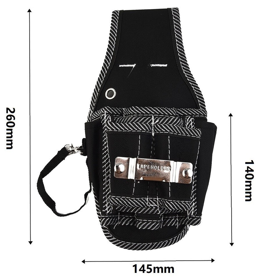 Tool Bag Holder Belt 9 Pockets Compartment Organiser Spanner Pliers